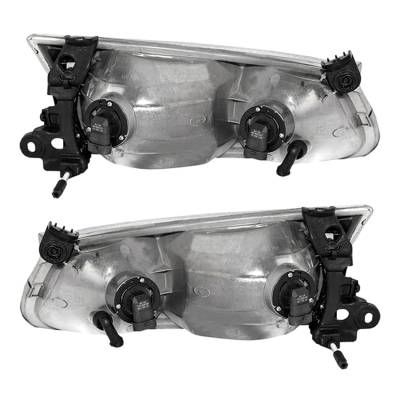 Rareelectrical - New Pair Of Halogen Headlights Compatible With Toyota Camry Le Sedan 2.2L 2000 2001 By Part Number - Image 2