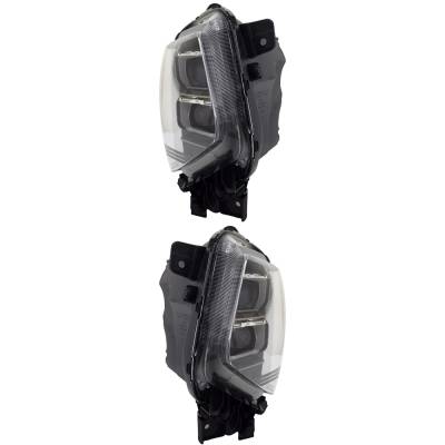 Rareelectrical - New Pair Of Headlights Compatible With Hyundai Tucson Limited Sport Utility 4-Door 2.5L 2022 2023 By - Image 4