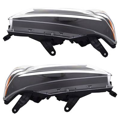 Rareelectrical - New Pair Of Headlights Compatible With Toyota 4Runner Trd Off-Road Premium Sport Utility 4-Door 4.0L - Image 3