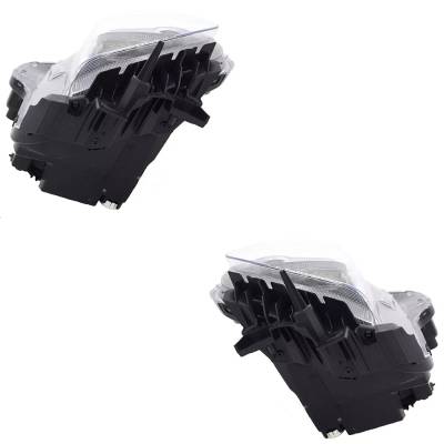 Rareelectrical - New Pair Of Headlights Compatible With Hyundai Tucson Sel Plug-In Hybrid Sport Utility 4-Door 1.6L - Image 3