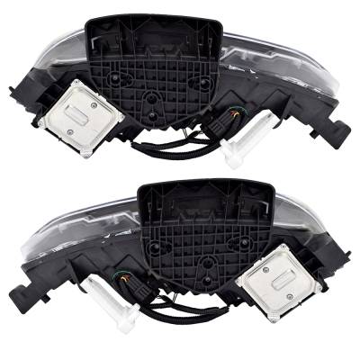 Rareelectrical - New Pair Of Headlights Compatible With Nissan Sentra Sr Turbo Sedan 4-Door 1.6L 2017 By Part Number - Image 4