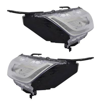 Rareelectrical - New Pair Of Headlights Compatible With Honda Odyssey Touring Mini Passenger Van 3.5L 2018 2019 2020 - Image 4