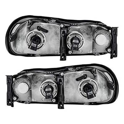 Rareelectrical - New Pair Of Headlights Compatible With Chevrolet Malibu Base Ls 3.1L Base Lx 2.4L 1997 1998 1999 - Image 2
