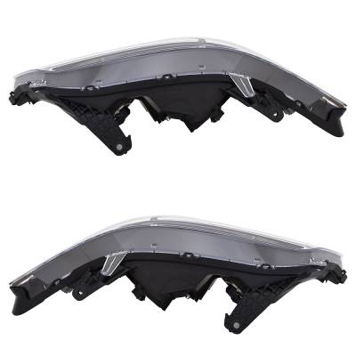 Rareelectrical - New Pair Of Headlights Compatible With Honda Accord Ex Coupe 2-Door 2.4L 2013 2014 2015 By Part - Image 3
