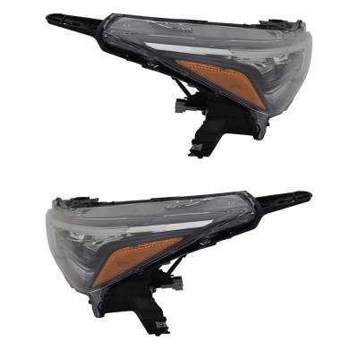 Rareelectrical - New Pair Of Headlights Compatible With Nissan Versa Sr Sedan 1.6L 2020 2021 2022 By Part Number - Image 5