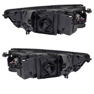 Rareelectrical - New Pair Of Headlights Compatible With Audi Q5 Premium Plus Sport Utility 2018 2019 2020 Part Number - Image 5