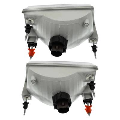 Rareelectrical - New Pair Of Halogen Headlight Compatible With Mazda B2300 B2500 B3000 B4000 2001 By Part Number - Image 2