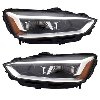 New Pair Of Headlights Compatible With Audi S5 Prestige 3.0L 2018 2019 By Part Number 8W6 941 774 F
