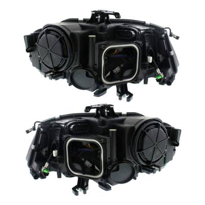 Rareelectrical - New Pair Of Hid Headlight Compatible With Audi A4 Quattro Base Sedan 2009-2012 By Part Number - Image 2