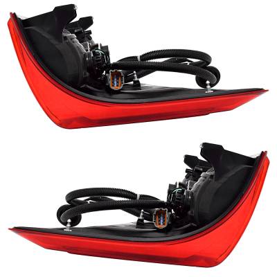 Rareelectrical - New Halogen Tail Lights Compatible With Nissan Titan Xd Usa Crew Cab Pickup 2016 2017 2018 2019 2020 - Image 3