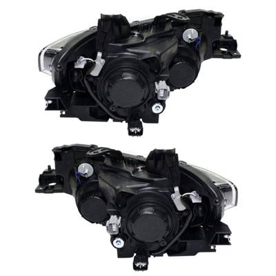 Rareelectrical - New Pair Of Halogen Headlight Compatible With Mitsubishi Outlander Sport 2014-2015 By Part Number - Image 2