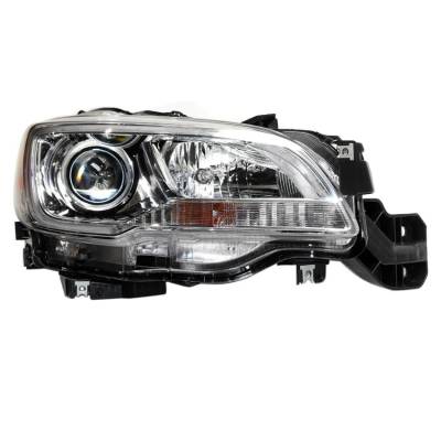 New Passenger Side Halogen Headlight Compatible With Subaru Legacy 2.5I Sedan 2015 By Part Number