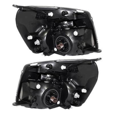 Rareelectrical - New Pair Of Halogen Headlight Compatible With Chevrolet Equinox Ls Lt Ltz Sport 2008-2009 By Part - Image 2