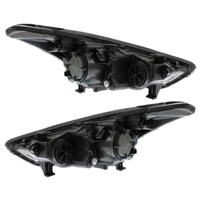 Rareelectrical - New Pair Of Halogen Headlight Compatible With Hyundai Santa Fe Sport Sport 2013-2016 By Part Number - Image 2