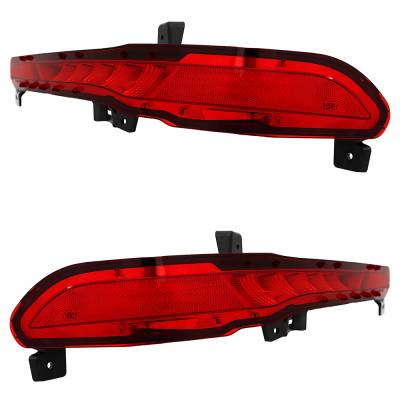 Rareelectrical - New Pair Of Led Rear Side Marker Lights Compatible With Lincoln Corsair Grand Touring 2021 2022 By - Image 3