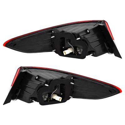 Rareelectrical - New Pair Of Led Outer Tail Lights Compatible With Hyundai Sonata Limited Sedan 2018 By Part Number - Image 2