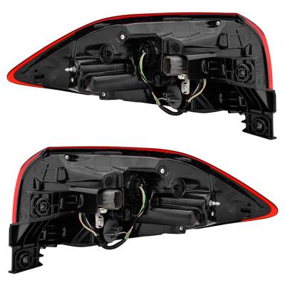 Rareelectrical - New Pair Of Led Outer Tail Lights Compatible With Hyundai Tucson Sport Sport Utility 2019 2020 2021 - Image 2