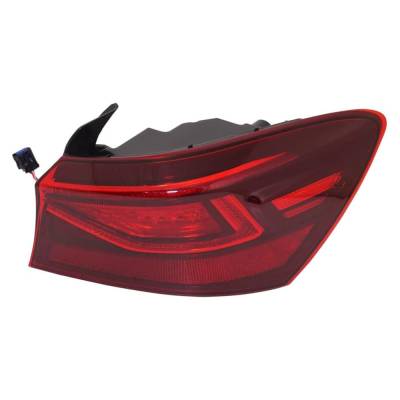 New Led Outer Right Tail Light Compatible With Kia Forte S Sedan 4 Door 2.0L 2019 By Part Number