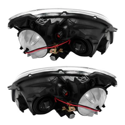 Rareelectrical - New Pair Of Halogen Headlights Compatible With Nissan Altima Base Sedan 2002 2003 2004 By Part - Image 2