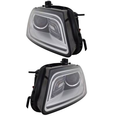 Rareelectrical - New Pair Of Headlights Compatible With Audi Q5 Sport Utility 2013 2014 2015 2016 2017 By Part - Image 4