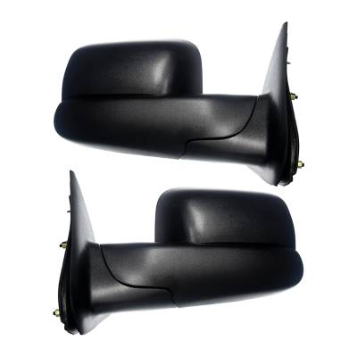 Rareelectrical - New Pair Of Door Mirrors Fits Dodge Ram 3500 Trx4 Sport 07 55077445Ao Ch1321228 - Image 2