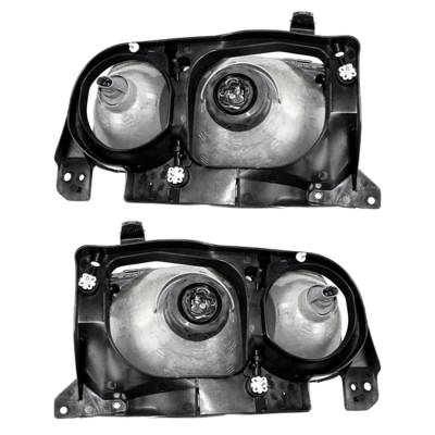 Rareelectrical - New Pair Of Headlight Compatible With Chevrolet Tracker Lsi Sport Utility 1999-2000 By Part Number - Image 2