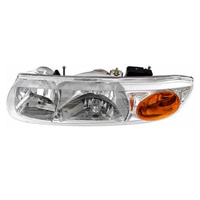 New Left Halogen Headlight Compatible With Saturn Sw2 Base Wagon 1.9L 2000 2001 By Part Number