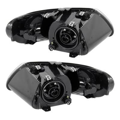 Rareelectrical - New Pair Halogen Headlights Compatible With Chrysler Town And Country Ex Mini Van 2001 2002 2003 - Image 2