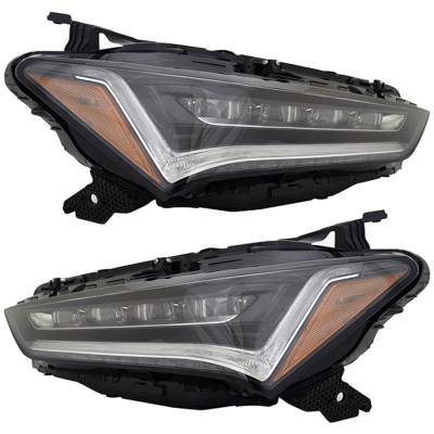 Rareelectrical - New Pair Of Headlights Compatible With Acura Tlx Sh-Awd Sedan 4-Door 2.0L 2021 2022 By Part Numbers - Image 5