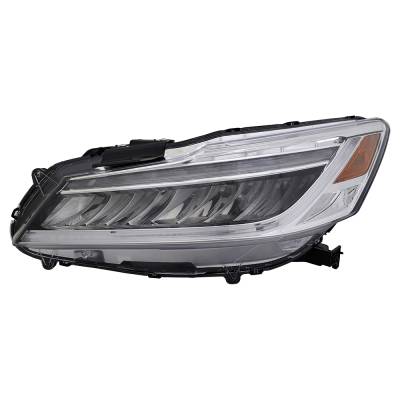 Rareelectrical - New Left Led Headlight Compatible With Honda Accord Touring Sedan 4 Door 2.4L 2016 2017 By Part - Image 1
