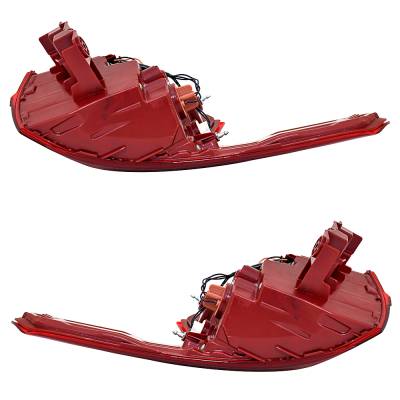 Rareelectrical - New Pair Of Tail Lights Compatible With Hyundai Santa Fe Se Sel Xrt Sport Utility 4-Door 2.5L 2021 - Image 5