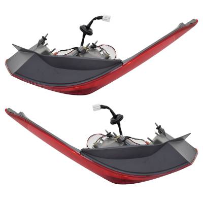 Rareelectrical - New Outer Pair Of Halogen Tail Light Compatible With Hyundai Elantra Coupe Gs Coupe 2 Door 1.8L 2013 - Image 3