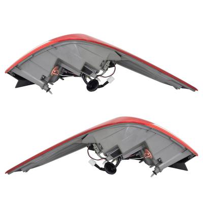 Rareelectrical - New Outer Pair Of Halogen Tail Light Compatible With Hyundai Elantra Coupe Gs Coupe 2 Door 1.8L 2013 - Image 4