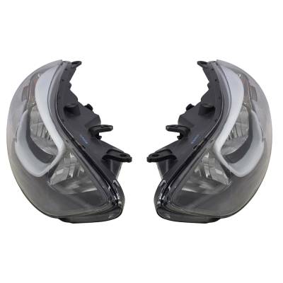 Rareelectrical - New Pair Of Headlights Compatible With Hyundai Elantra Value Edition Sedan 2016 By Part Numbers - Image 5