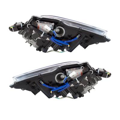 New Pair Of Headlights Compatible With Lexus Is250 C Sedan 2009 2010 By Part Numbers
