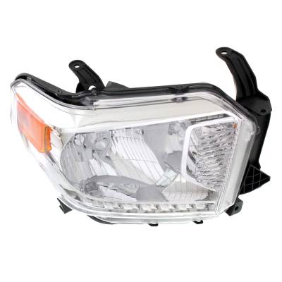 Rareelectrical - New Right Side Headlights Compatible With Toyota Tundra Sr Standard Cab Pickup 2014 2015 2016 2017 - Image 3