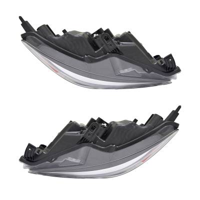 Rareelectrical - New Pair Of Headlights Compatible With Infiniti Q50 Luxe Sedan 2018 2019 2020 2021 2022 By Part - Image 3