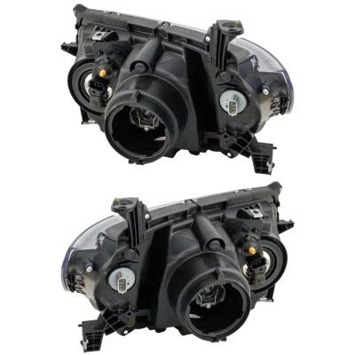 Rareelectrical - New Pair Of Hid Headlights Compatible With Honda Odyssey Ex L Mini Van 2014 2015 2016 2017 By Part - Image 6