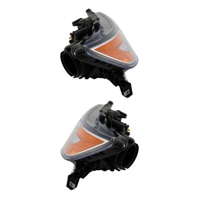 Rareelectrical - New Pair Of Hid Headlights Compatible With Honda Odyssey Ex L Mini Van 2014 2015 2016 2017 By Part - Image 7