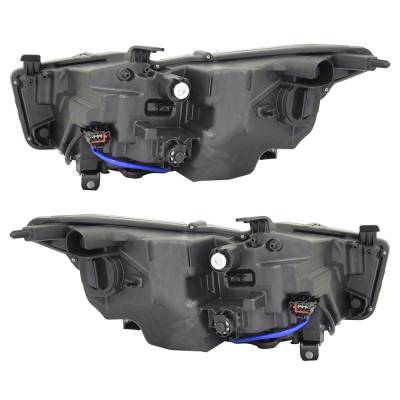 Rareelectrical - New Pair Of Headlights Compatible With Infiniti Q50 Hybrid Luxe Sedan 2018 By Part Numbers In2503179 - Image 2