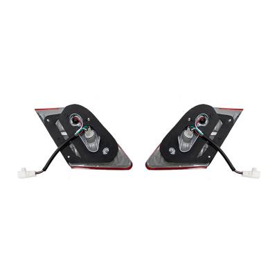 Rareelectrical - New Pair Of Inner Tail Lights Compatible With Toyota Camry Ce 07-08 81581-33120 81580-06120 - Image 3