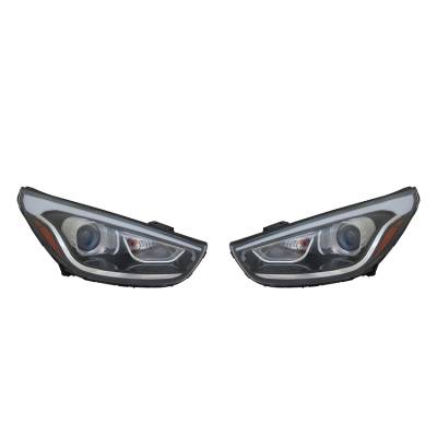 Rareelectrical - New Right And Left Headlight Compatible With Hyundai Tucson 2014-2015 92102-2S640 921012S640 - Image 2