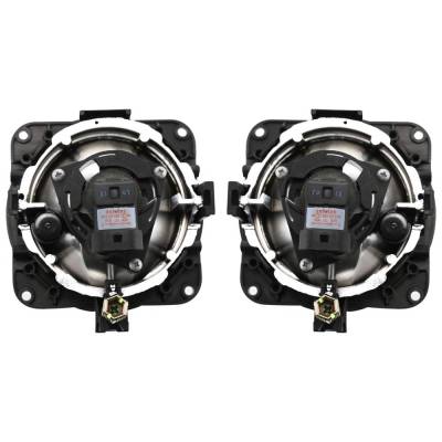 Rareelectrical - New Pair Of Daytime Running Lights Compatible With Ford Lincoln Focus Ls Mustang Escape 2002 2003 - Image 4