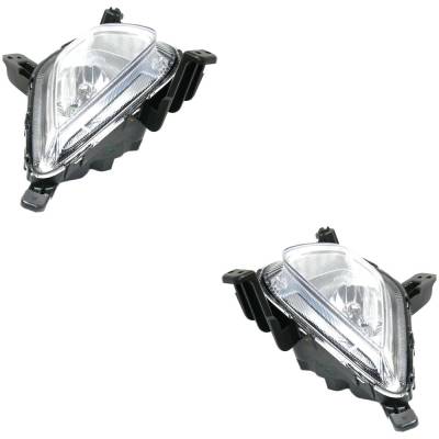 Rareelectrical - New Pair Of Daytime Running Lights Compatible With Kia Sorento 2.0L 2.4L 3.3L 2016 2017 2018 By Part - Image 3