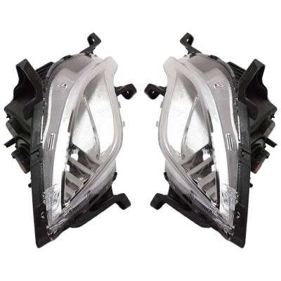 Rareelectrical - New Pair Of Daytime Running Lights Compatible With Hyundai Sonata 2.4L 2011 2012 2013 2014 2015 By - Image 3