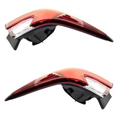 Rareelectrical - New Pair Of Tail Lights Compatible With Lexus Es300h Es350 2.5L 3.5L 2016 2017 2018 By Part Numbers - Image 2