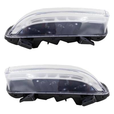 Rareelectrical - New Pair Of Fog Lights Compatible With Ford Explorer 2.3L 3.0L 3.3L 2020 2021 2022 2023 By Part - Image 3