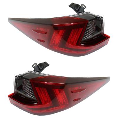 Rareelectrical - New Pair Of Tail Lights Compatible With Lexus Rx350 Rx450h Rx350l Rx450hl 2016 2017 2018 2019 2020 - Image 4