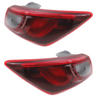 Rareelectrical - New Pair Of Tail Lights Compatible With Mazda Cx-3 2.0L 2016 2017 2018 By Part Numbers Ma2804124 - Image 3