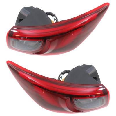 Rareelectrical - New Pair Of Tail Lights Compatible With Mazda Cx-3 2.0L 2016 2017 2018 By Part Numbers Ma2804124 - Image 4